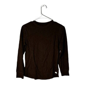 GAP Kids Brown Long Sleeve Thermal Shirt Size Large